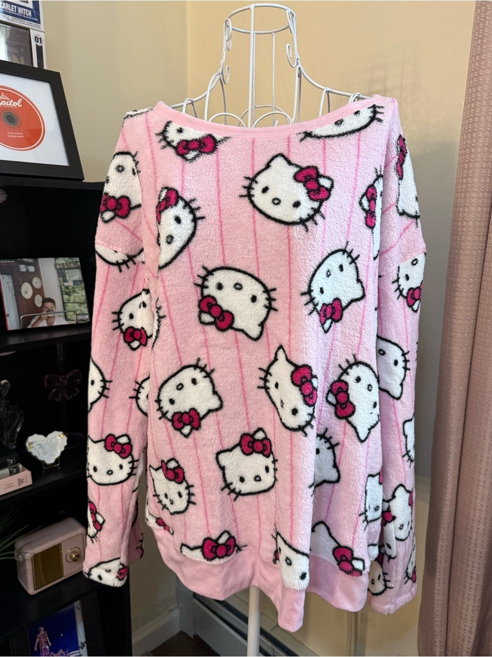 Hello Kitty Fuzzy Pajama Shirt
